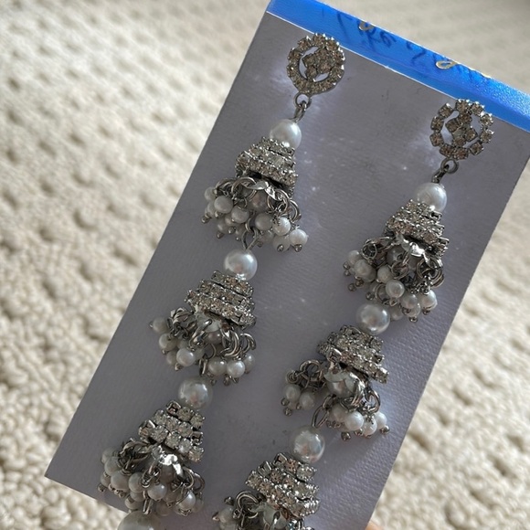 Antique Silver Earrings - Picture 3 of 4